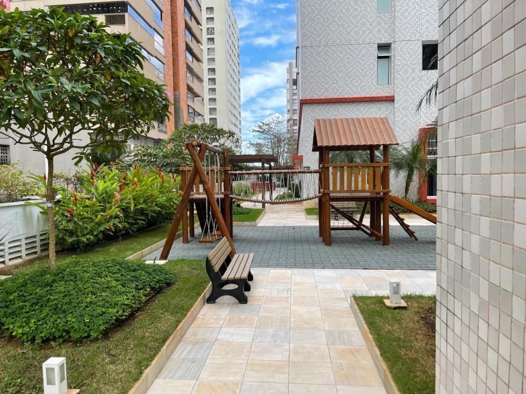 Lindo Apartamento A 50 Metros Da Praia Guaruja Bagian luar foto