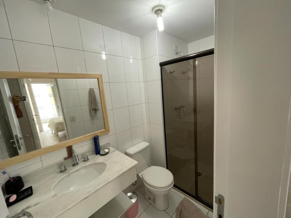 Lindo Apartamento A 50 Metros Da Praia Guaruja Bagian luar foto